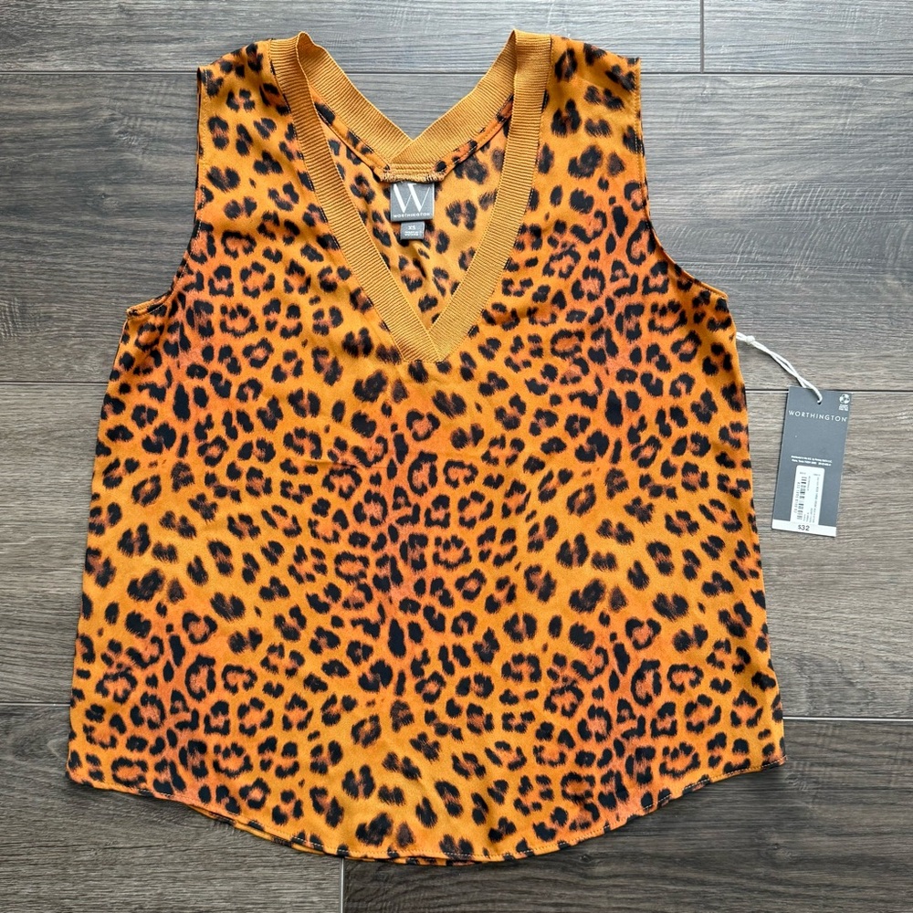 Worthington sleeveless blouse NWT